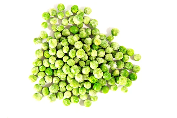 冷凍エンドウ豆のヒープ — ストック写真
