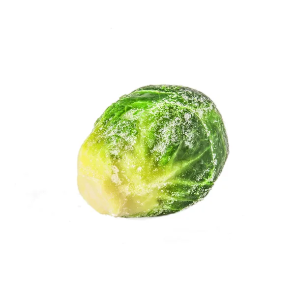 Frozen Brussels sprout — Stock Photo, Image