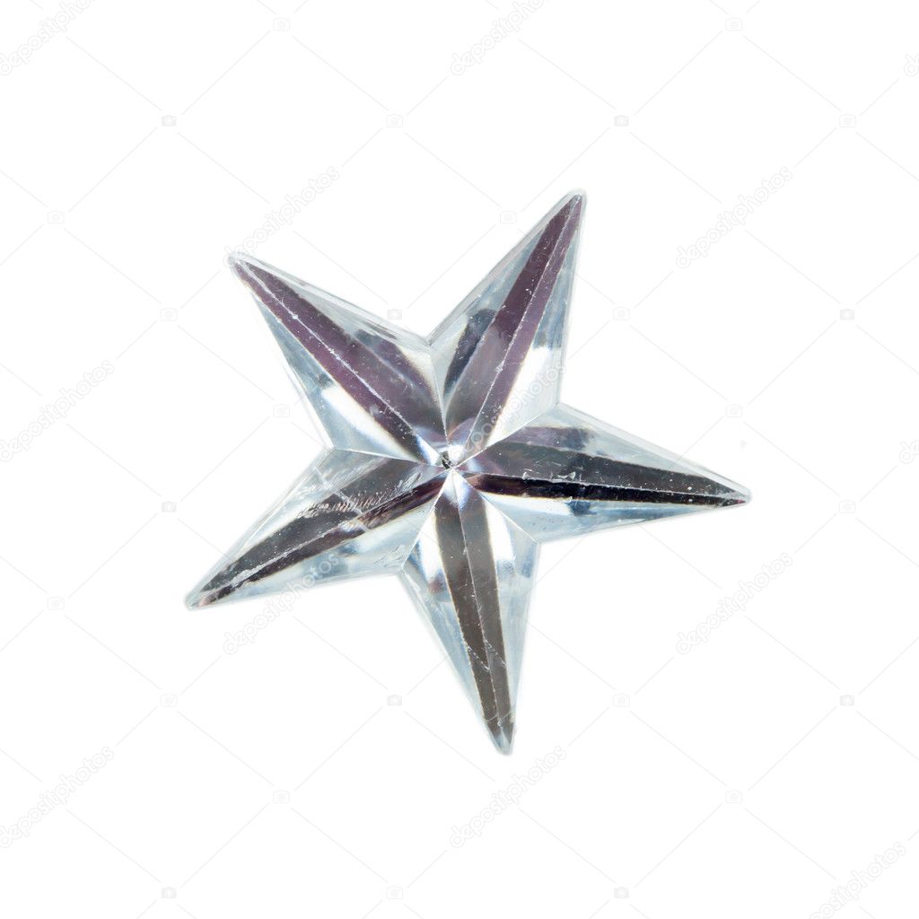 Silver Christmas star