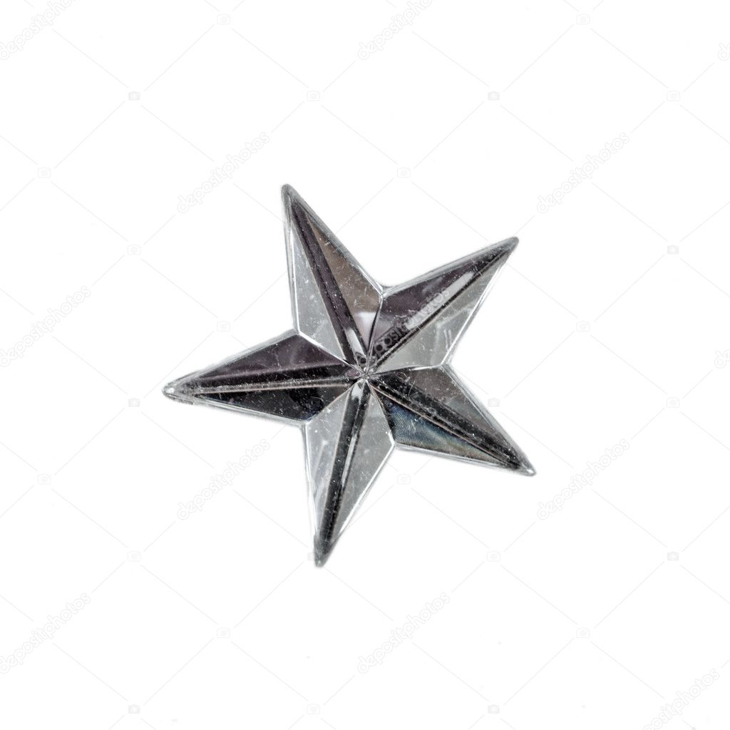 Silver Christmas star