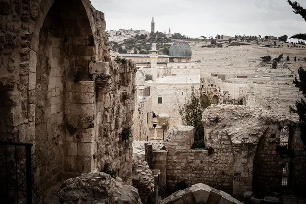 Israel hillside homes — Stock Photo, Image