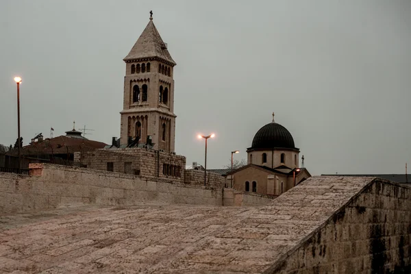 Monte del Templo en la noche, Israel — Foto de Stock