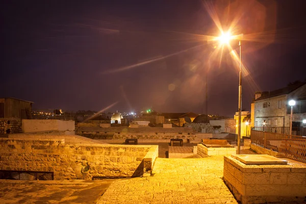 Temple Mount at Night, Israel — Stock Photo, Image