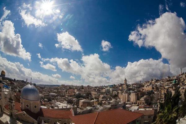 Zabytki Starego Miasta Jerozolimy — Zdjęcie stockowe