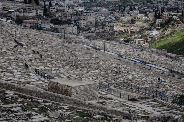 Ancient Jewish cemetery — Stock Photo, Image