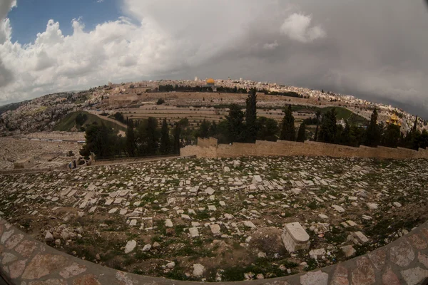 Стародавні єврейське кладовище — стокове фото