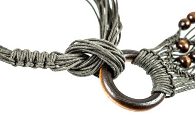 Ahşap ve deri kemer