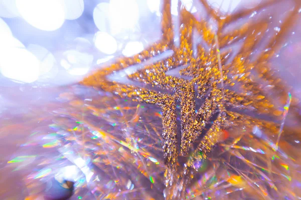 Estrella de Navidad en las luces — Foto de Stock