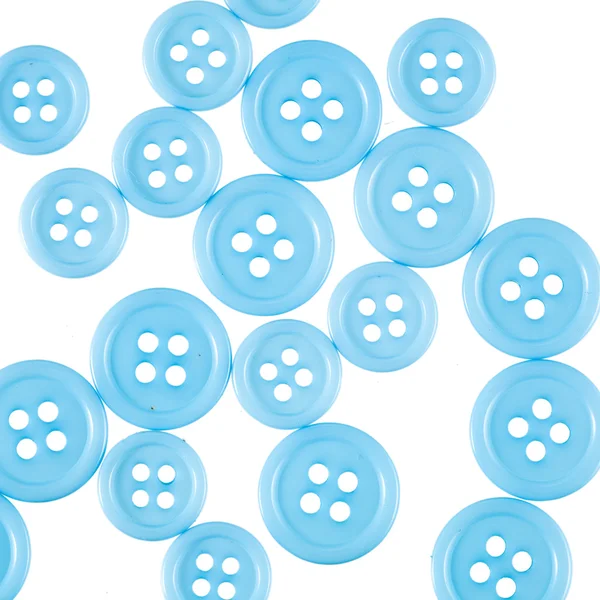 Grupo de botões azuis — Fotografia de Stock