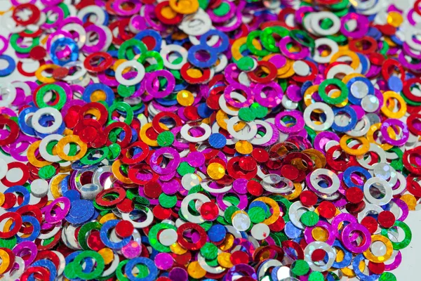 Rainbow Color confetti — Stock Photo, Image