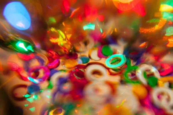 Rainbow färg konfetti — Stockfoto