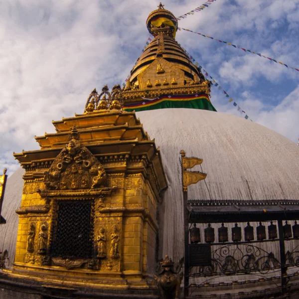 Swayambhunath Stupa genomen in de Kathmandu — Stockfoto