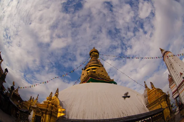 Swayambhunath Stupa prise dans le Katmandou — Photo