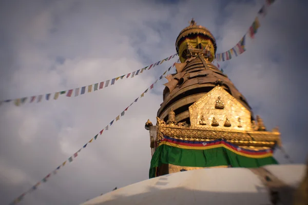 Swayambhunath Stupa genomen in de Kathmandu — Stockfoto