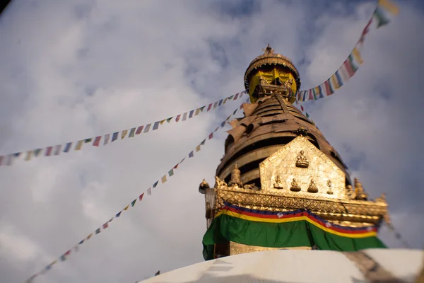 Swayambhunath Stupa tomado no Kathmandu — Fotografia de Stock