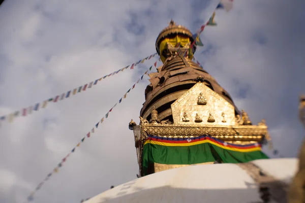 Swayambhunath içinde Katmandu alınan Stupa — Stok fotoğraf