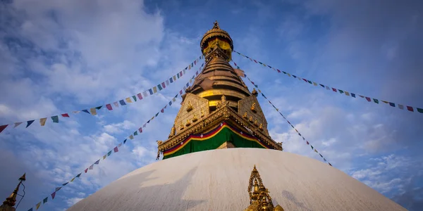 Swayambhunath Stupa tomada en Katmandú — Foto de Stock