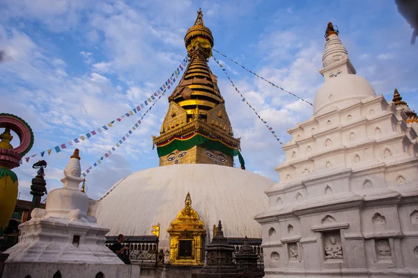 Swayambhunath stúpa v Kathmandu — Stock fotografie