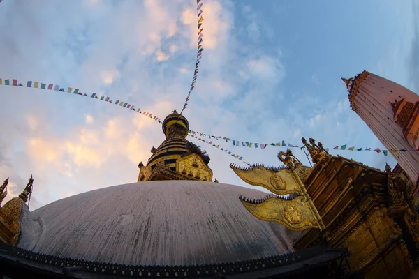 Swayambhunath stúpa v Kathmandu — Stock fotografie