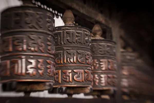 Prayer wheels in Nepal Royalty Free Stock Images