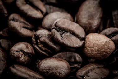Kavrulmuş kahve çekirdeği.