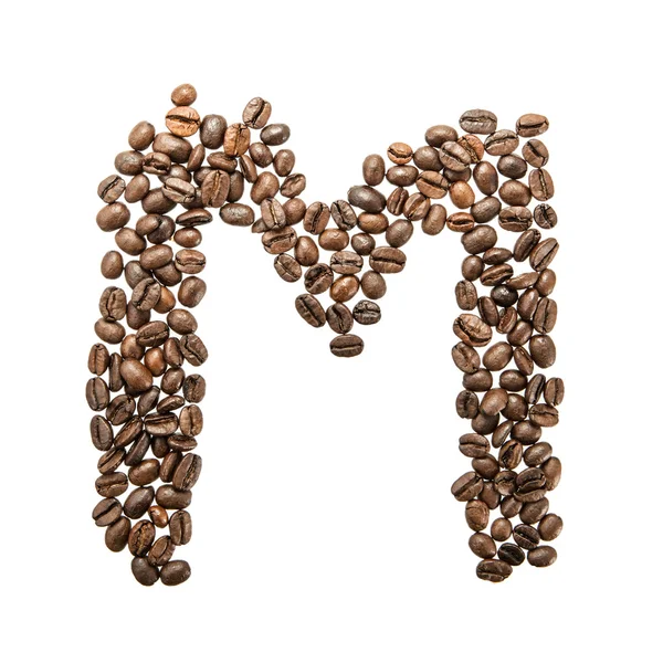 Coffee alphabet letter Stock Image