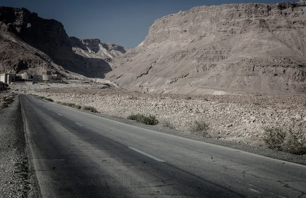 Carretera en Sand Hills de Israel — Foto de Stock