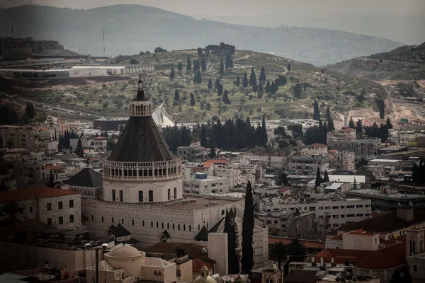Eski şehir Nazareth çatılar — Stok fotoğraf