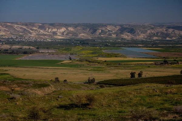 Перегляд Jordan, Ізраїль — стокове фото