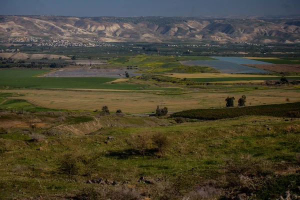 Перегляд Jordan, Ізраїль — стокове фото