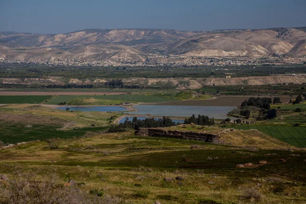 Перегляд Jordan, Ізраїль — стокове фото