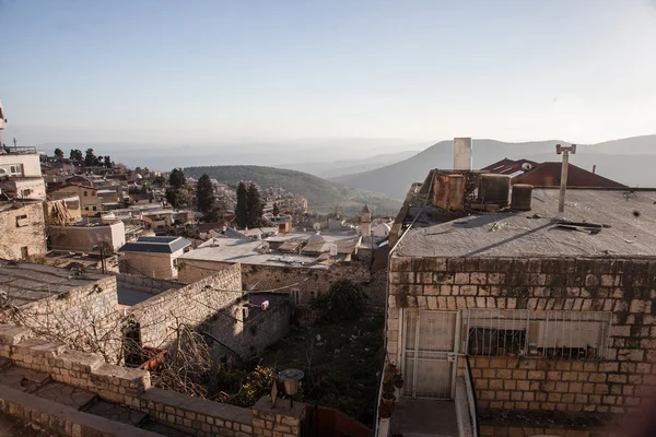 La ciudad de Safed en el norte de Israel — Foto de Stock