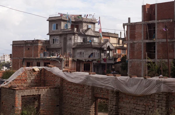 Gebouwen in centrale Kathmandu — Stockfoto