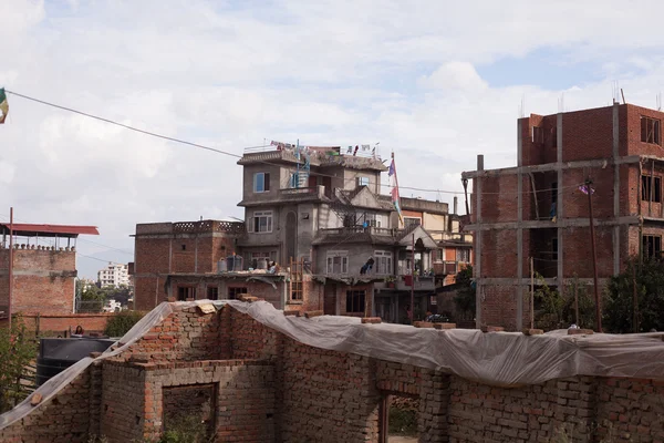 Будівель в центрі Катманду — стокове фото