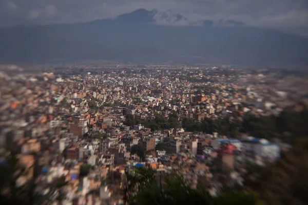 Katmandú ciudad de Swayambhunath templo —  Fotos de Stock