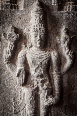 Antik taş oymalar Varadaraja Tapınak