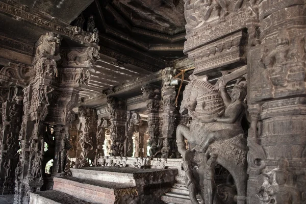 Antiguas tallas de piedra en el Templo de Varadaraja —  Fotos de Stock