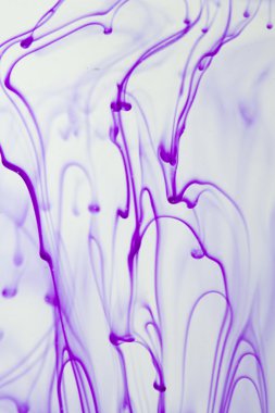 Menekşe sıvı su içinde