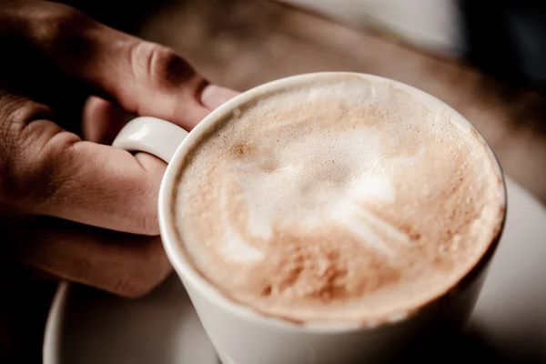 Cup of Cappuccino Coffee — Stock Photo, Image