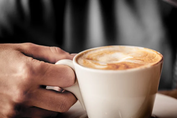 Cup of Cappuccino Coffee — Stock Photo, Image