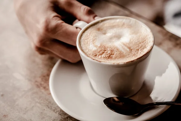 Cup of Cappuccino Coffee — Stock Photo, Image