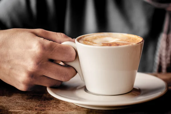 Cup of Cappuccino Coffee — Stock Photo, Image