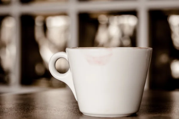 Secangkir kopi hangat — Stok Foto