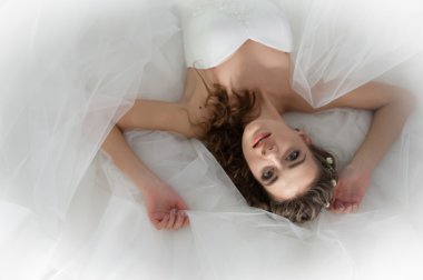 güzel bir gelin portresi