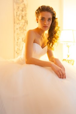 güzel bir gelin portresi