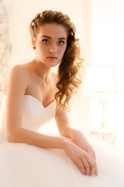 güzel bir gelin portresi