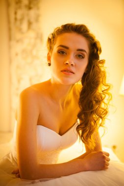 güzel bir gelin portresi