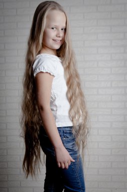 Güzel küçük kız.