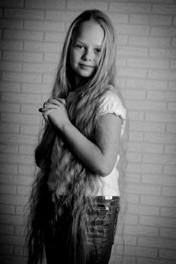 Güzel küçük kız.