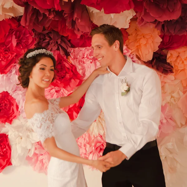 Hochzeit der schönen Bräute — Stockfoto